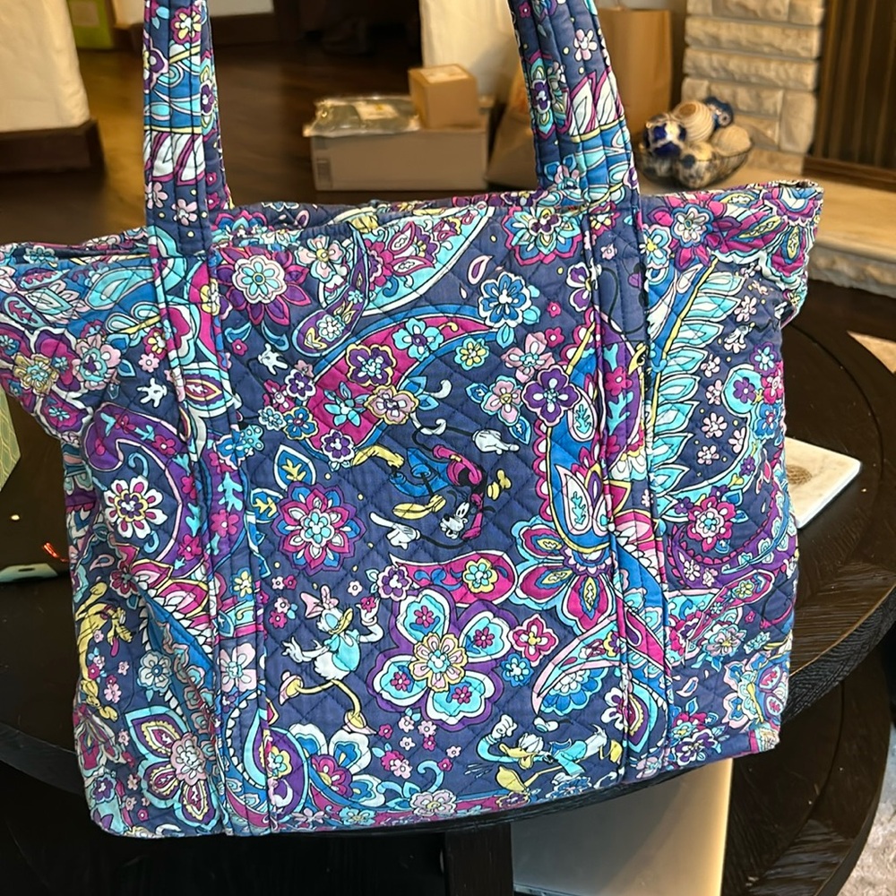 Vera Bradley Disney sensational six tote bag *straps in poor condition*